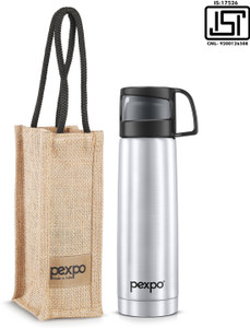 Pexpo Hrs Hot Cold Isi Certified Vacuum Insulated Bottle Fererro With Jute Bag Ml Flask