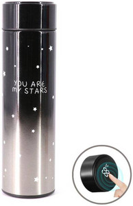 Red Sunset Hot And Cold Led Temperature Display Water Bottle Double Wall Thermal Flask Ml