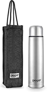 Pexpo Hrs Hot Cold Isi Certified With Jute Bag Flamingo Vacuum Insulated Bottle Ml