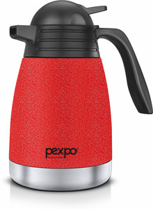 Pexpo Stainless Steel Vacuum Insulated Cosmo Carafe 24 Hrs Hot And Cold Tea Coffee 1000 Ml