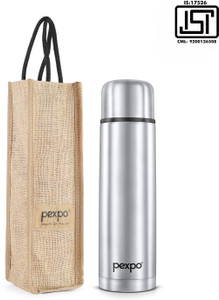 Pexpo Hrs Hot And Cold With Jute Bag Vacuum Insulated Flamingo Ml Flask Buy Pexpo