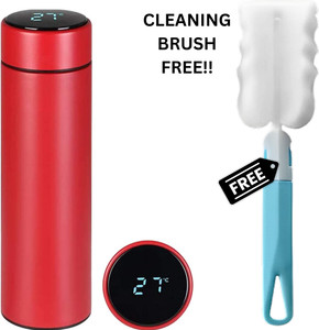 Kreme Water Bottle With Led Temperature Display Stay Hot For Hrs Cold For Hrs Ml