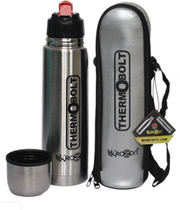 Krozon Thermosteel Flip Lid Flask Hours Hot And Cold Beverages Insulated Ml Bottle Buy