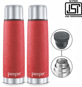 Pexpo Hrs Hot And Cold Flask With Jute Bag Vacuum Insulated Flexo Ml Flask Buy Pexpo