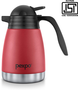 Pexpo Stainless Steel Vacuum Insulated Cosmo Carafe Hrs Hot And Cold Tea Coffee Ml