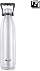 Pexpo Hrs Hot And Cold Vacuum Insulated Water Bottle With Carry Handle Echo Ml Flask