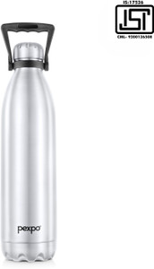 Pexpo Ml Hrs Hot And Cold Vacuum Insulated Water Bottle With Carry Handle Echo Ml