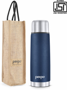 Pexpo Hrs Hot And Cold Flask With Jute Bag Vacuum Insulated Flexo Ml Flask Buy Pexpo