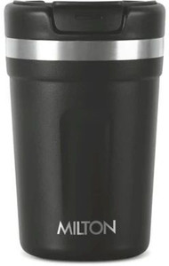 Milton Coffee Mug Thermosteel Hot Or Cold Insulated Flask Tea Mug Soup Flablack Ml Flask