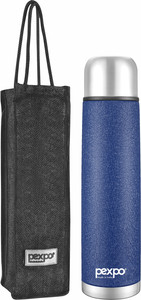 Pexpo Ml Hrs Hot And Cold Flask With Jute Bag Vacuum Insulated Flamingo Ml Flask Buy