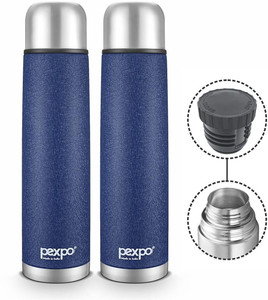 Pexpo 24 Hrs Hot And Cold Flask With Jute Bag Vacuum Insulated Flexo 750 Ml Flask Buy Pexpo 24
