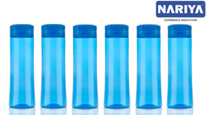 nariya AMAZING SHAPE PLASTIC WATER BOTTLE IN BLUE COLOR LEAK PROOF AND