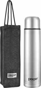 Pexpo Ml Hrs Hot And Cold Flask With Jute Bag Vacuum Insulated Flamingo Ml Flask