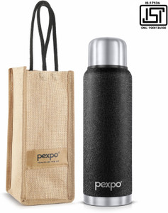Pexpo 1500ml 24 Hrs Hot And Cold Flask With Jute Bag Vacuum Insulated Flamingo 1500 Ml Flask