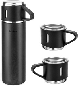 LeaFox Vacuum Flask Set Cup Bottle Set For Hot Cold Drink Random Color Ml Flask Buy