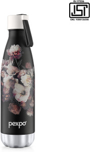 Pexpo Hrs Hot Cold ISI Certified Espresso Printed Design Vacuum Insulated Bottle Ml