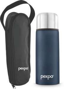 Pexpo Ml Hrs Hot Cold Thermosteel Vacuum Flask With Zipper Bag Flip Pro Ml Flask
