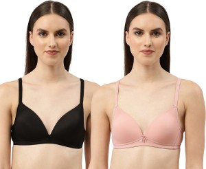 LEADING LADY Leading Lady Solid Lightly Padded Bra Pack of 2 Women