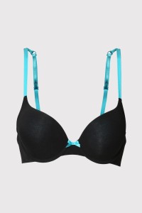 VAN HEUSEN Women Black Solid Antibacterial Padded Push-Up Bra