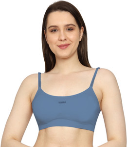 Women's padded cotton sports bra main image 1