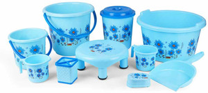 Hariware Bathroom Set combo with 20L Bucket and Accessories Multicolour ...