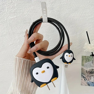 YouAndMeHub Charger Cover for iPhone 18W-20W Charger, 3D Cartoon Design