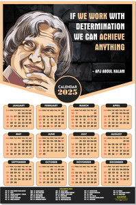 ESCAPER Dr APJ Abdul Kalam Motivational Wall Calendar 2025