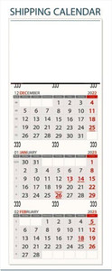 SMKT 3 Month View Wall Calendar Hanging Vertical Planner Pad (2023 ...