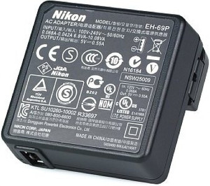 DIGICLIMBER Original EH-69P USB AC Adapter Charger for Nikon S100 P500 ...