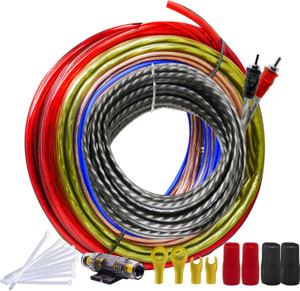 FABTEC 8 Gauge Car Amp Wiring Kit 600W RMS / 3000W Peak Power