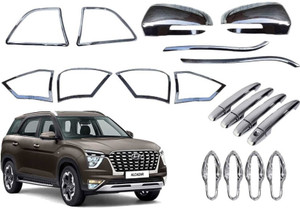 SNTP Exterior Chrome Accessories Combo Kit for Alcazar (Set of 16 Pcs ...