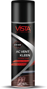 Vista Auto Care Powerful Foam Cleaner, Deodorizer for Car AC | Includes