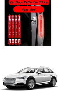 Haimni 2 Universal- Auto Car Door Open Sticker Reflective Tape Safety Warning- Decal Can Reflect In The Dark And At Night Car Sticker