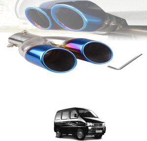 Universal 8.5" Black Stainless Steel Exhaust Tip – Clamp-On – Fits 1.4" To 2.5" Inlet – Round