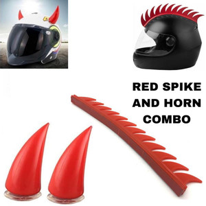 Red mohawk helmet top