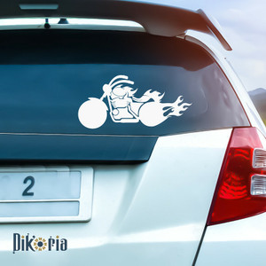 Teal shop car decals