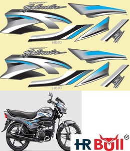 Hero honda super cheap splendor old model sticker