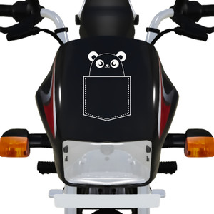 Bike front outlet sticker