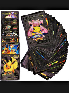 black vstar card in pokemon pack FowWelt Premium Foil Pokémon Set – 55 Rare Unofficial VMAX GX Cards | Shiny Battle Trading Cards for Fans & Collectors | Gift Each Black Bolt booster pack includes 10 Pokémon cards plus 1 Basic Energy card Price History of FowWelt Premium