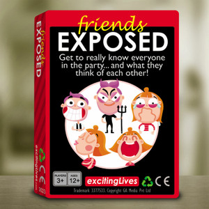 Exciting Lives Friends Exposed Party Game - Friends Exposed Party Game
