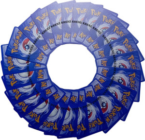 MOONZA Pokemon TCG 50 Pcs Card Game Vmax Gx Vcard Basic Stage 1