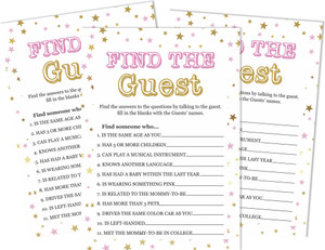 Inkdotpot Baby Shower Prediction Game Cards - Gender Neutral Bear Design, 50 Cards (5" X 7")