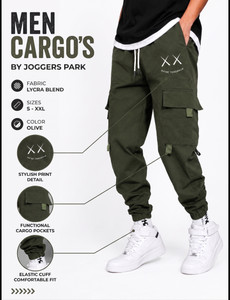 Joggers Park Men Cargos - Buy Joggers Park Men Cargos Online at Best Prices in India | Shopsy.in - Image 1