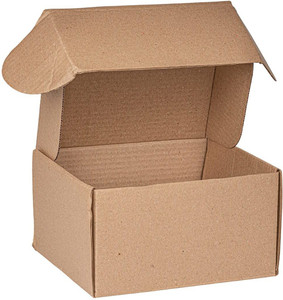 High Strength Self Locking Brown Paper Corrugated Carton Boxes For Packing - 19x12x11 Inch