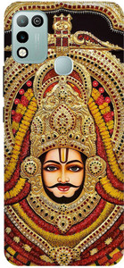 ADZIRE Back Cover For Infinix Hot 10 Play X688B KHATU SHYAM JI BABA RAMDEV JI ADZIRE