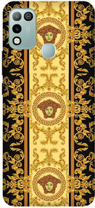 Adzire Back Cover For Infinix Hot Play X B Versace Medusa Pattern Logo Sign Adzire