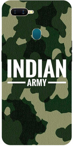 ADZIRE Back Cover for OPPO A7, CPH1901, INDIAN, ARMY, SOLDIER, MILITRY