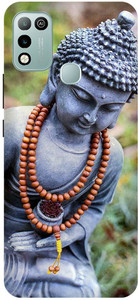 Adzire Back Cover For Infinix Hot Play X B Gautam Buddha Namo Buddhaye Adzire