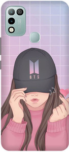 ADZIRE Back Cover For Infinix Hot 10 Play X688B BTS CUTE GIRL ARMY LOVE MUSIC KOREAN