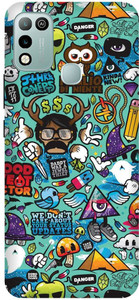 Adzire Back Cover For Infinix Hot Play X B Cary Logos Design Art Abstract Art